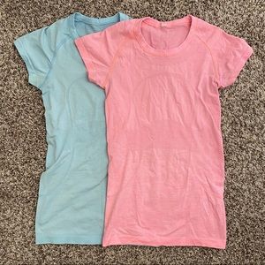 RARE PINK ONLY LULU TEE